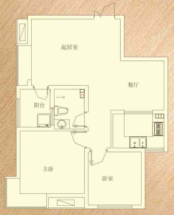 西戶(hù)3-C3 2室2廳86.82㎡