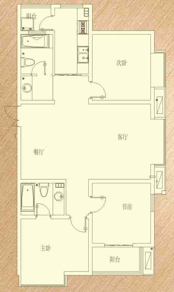 1-B2 3室2廳118.9㎡